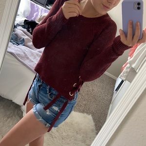 Cute red sweater